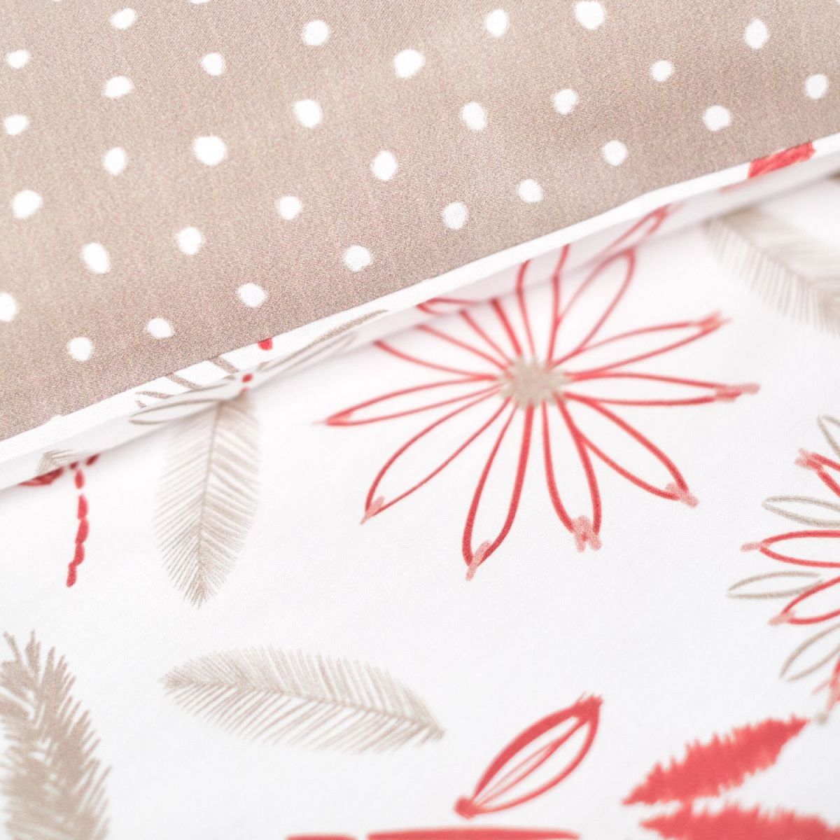 TODAY Parure housse de couette en polyester motif floral LOUISE