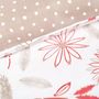 Voir la diapositive 2 : TODAY Parure housse de couette en polyester motif floral LOUISE