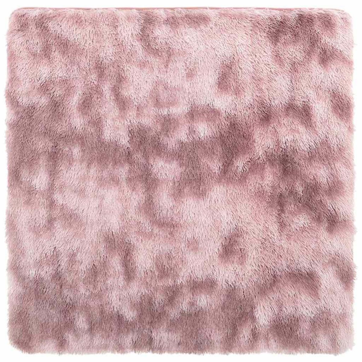 VIDAXL Tapis Shaggy a poils longs NAVARRA rose poudre 200x200 cm