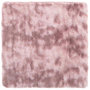 Voir la diapositive 2 : VIDAXL Tapis Shaggy a poils longs NAVARRA rose poudre 200x200 cm