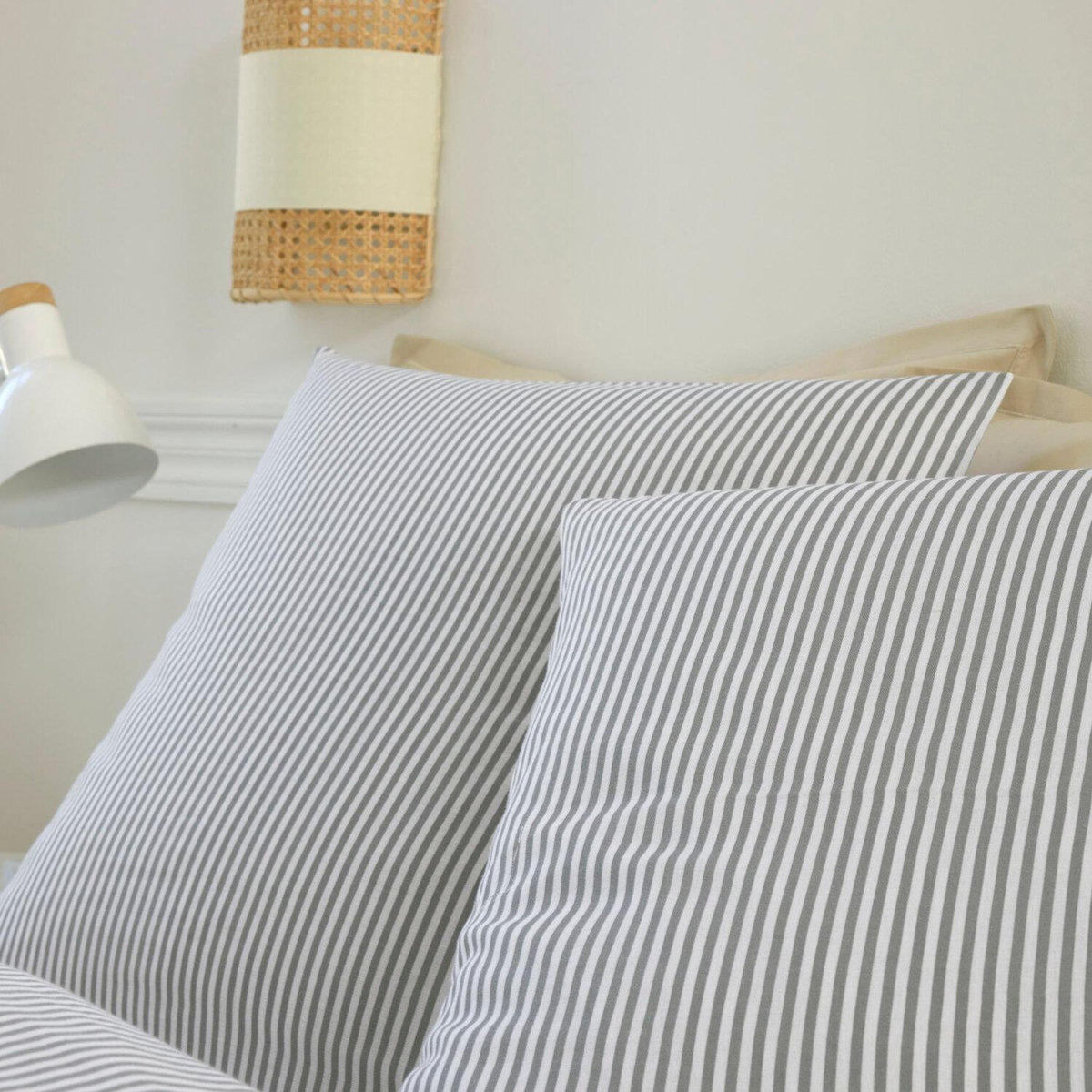 BATON ROUGE Parure housse de couette 100% gaze de coton imprimé laya