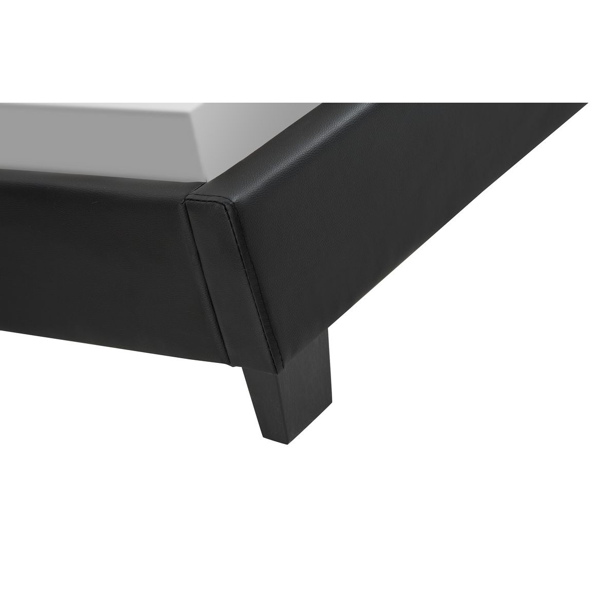 Lit LED avec tête de lit et sommier à lattes 160x200 cm MARTIN