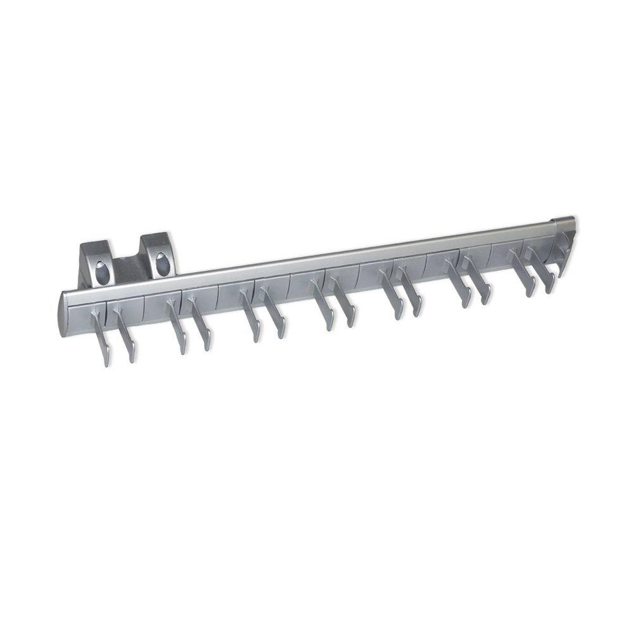 Emuca 7913962 Porte ceintures lateral extractible, Anodisé mat, Plastique et Aluminium.