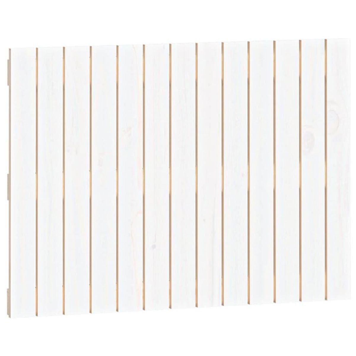 VIDAXL Tete de lit murale Blanc 82,5x3x60 cm Bois massif de pin