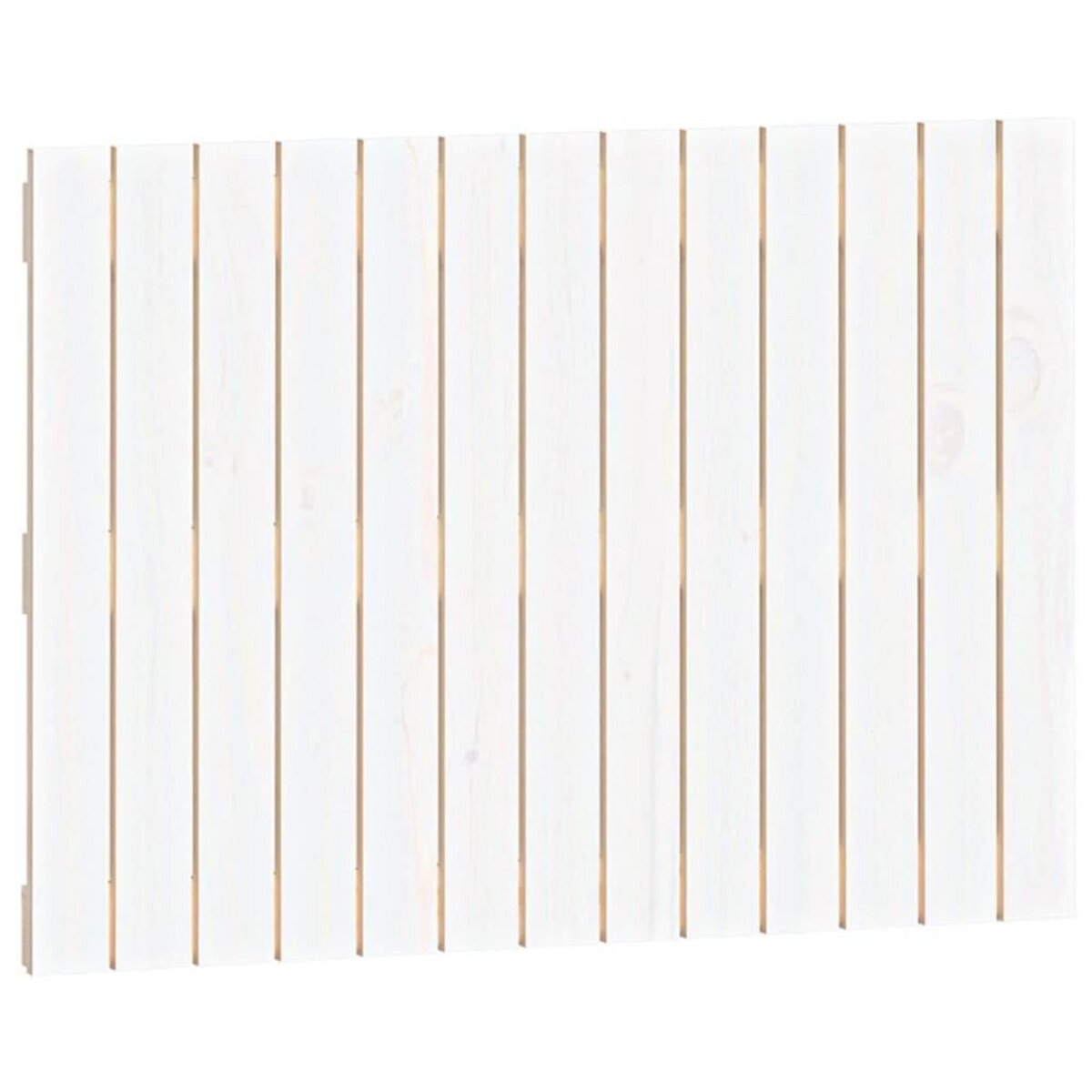 VIDAXL Tete de lit murale Blanc 82,5x3x60 cm Bois massif de pin