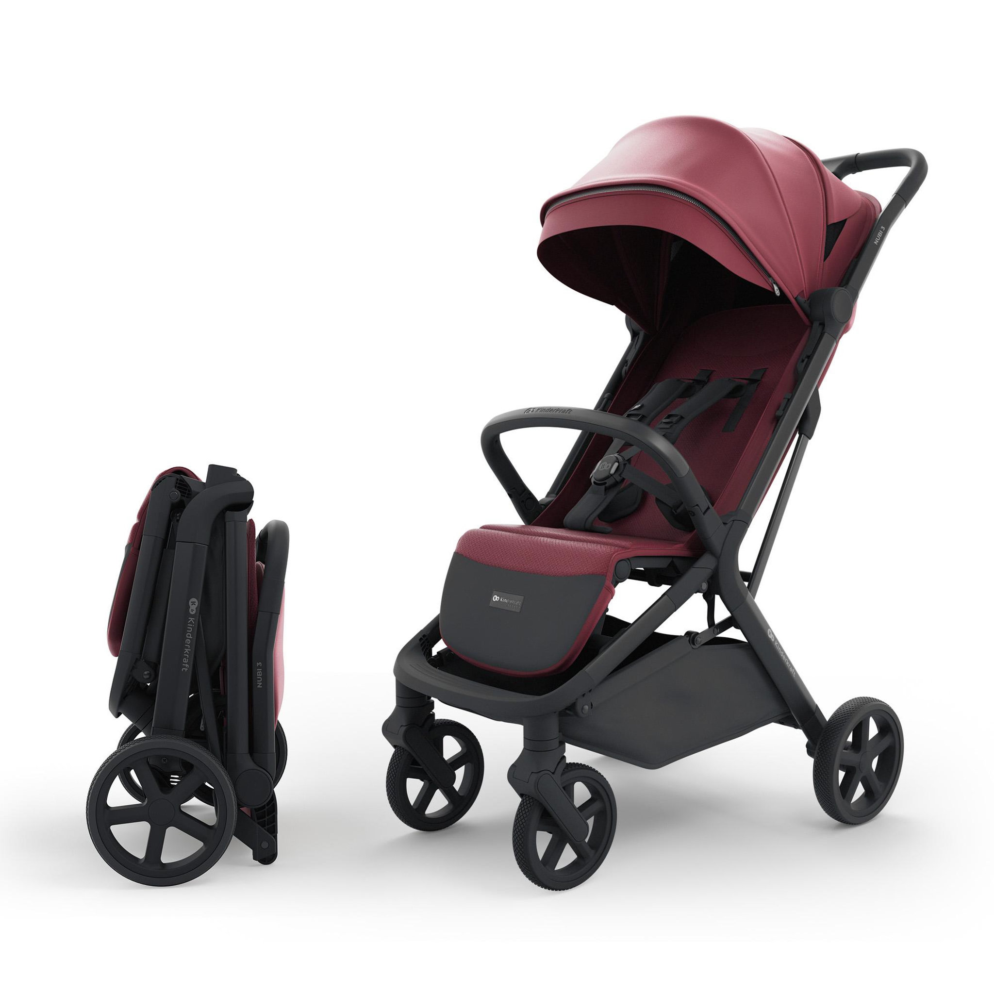 Voir la diapositive 1 : KINDERKRAFT Poussette compacte autofolding avec suspension