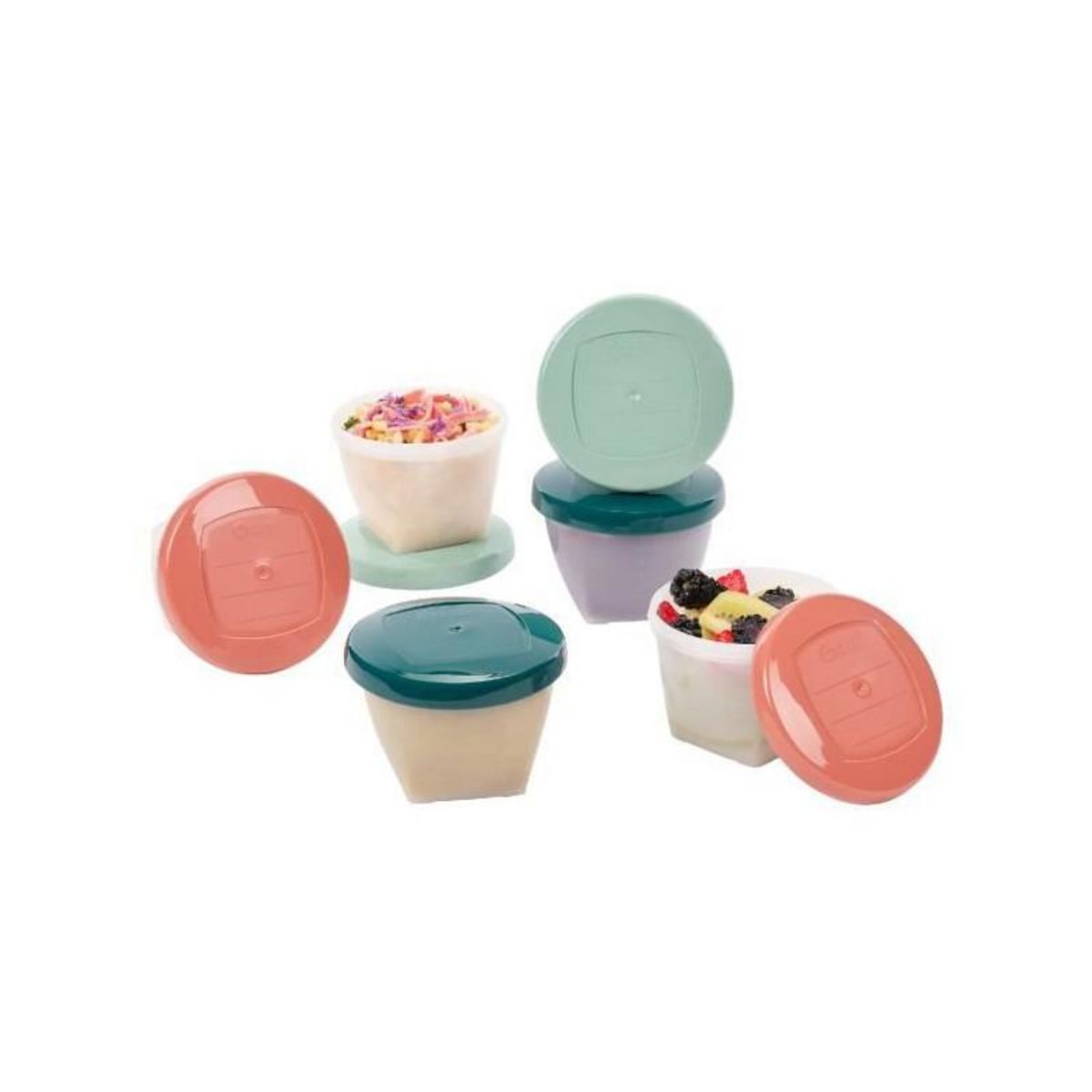 BABYMOOV Babymoov Pots de conservation Babybols Biosourcés - Lot de 6x180ml