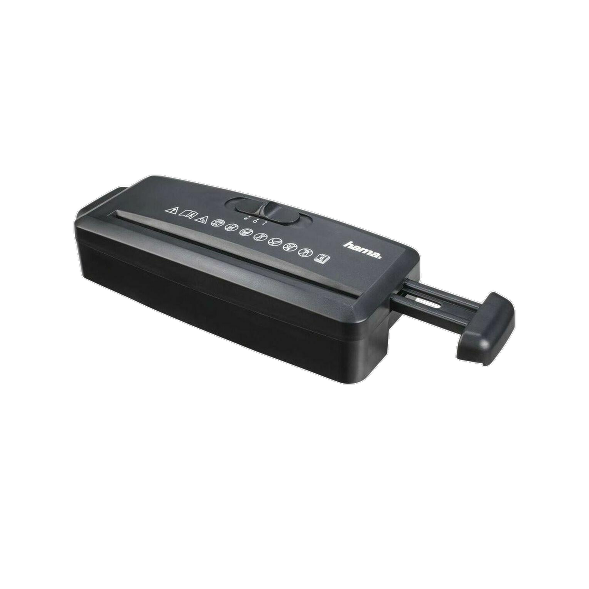 Hama Destructeur de documents Hama mini s6 coupe en bande 8mm noir