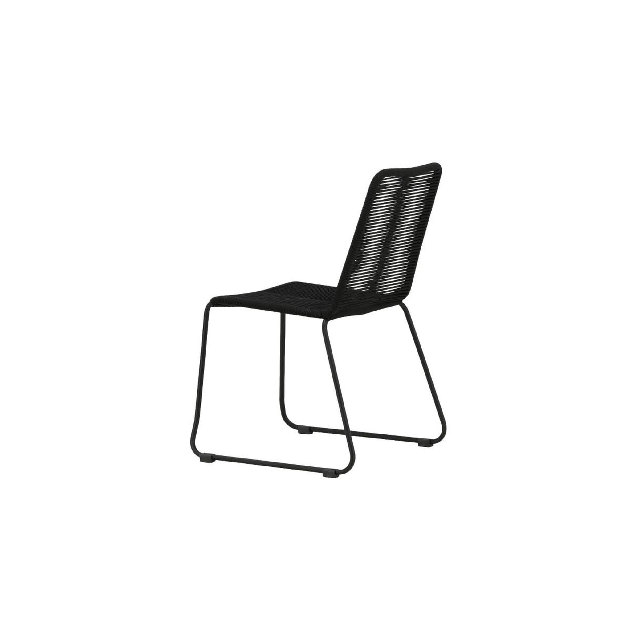 Voir la diapositive 6 : Paris Prix Chaise de jardin empilable  lindos  87cm noir