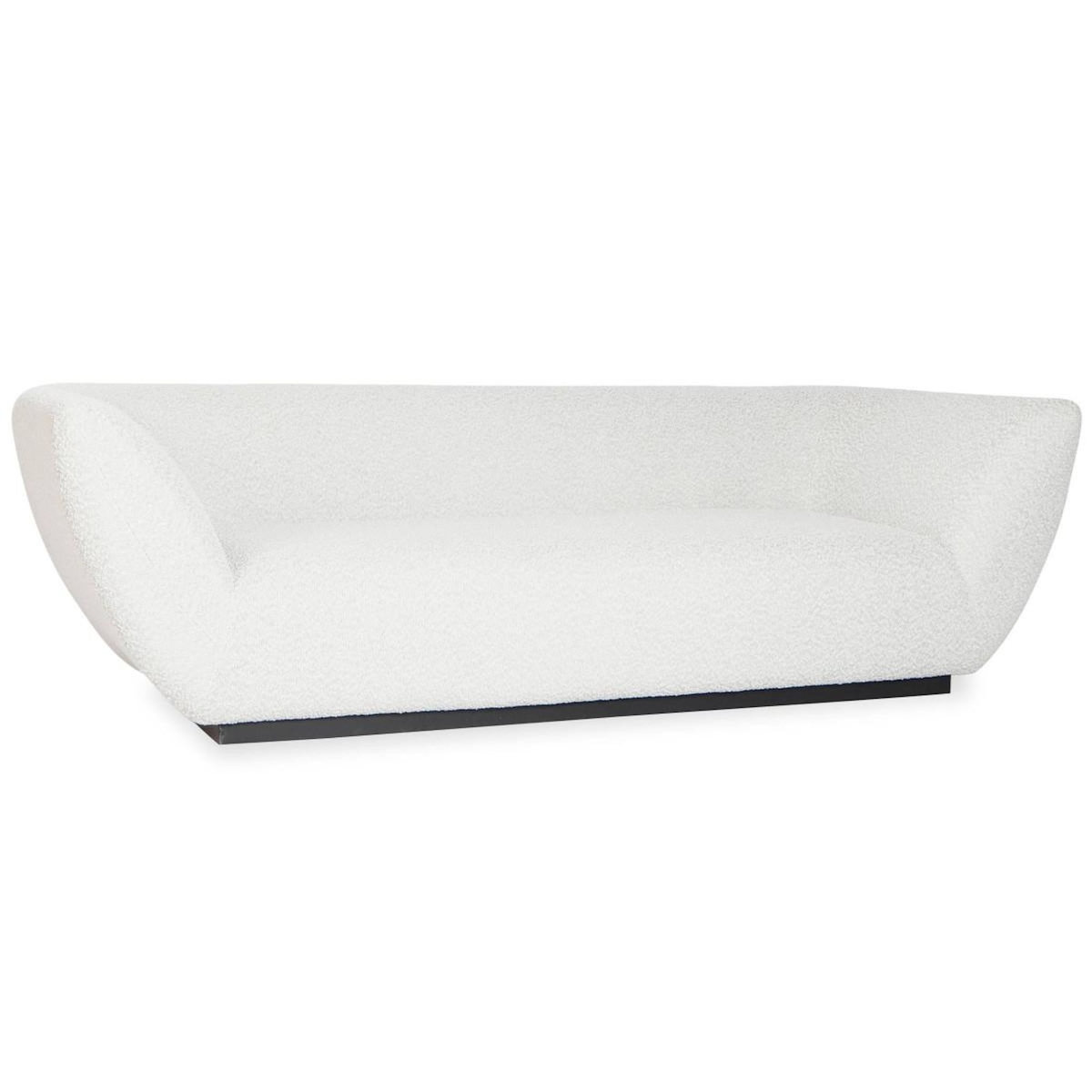 Paris Prix Canapé Bouclette 3 Places  Estelle  240cm Crème