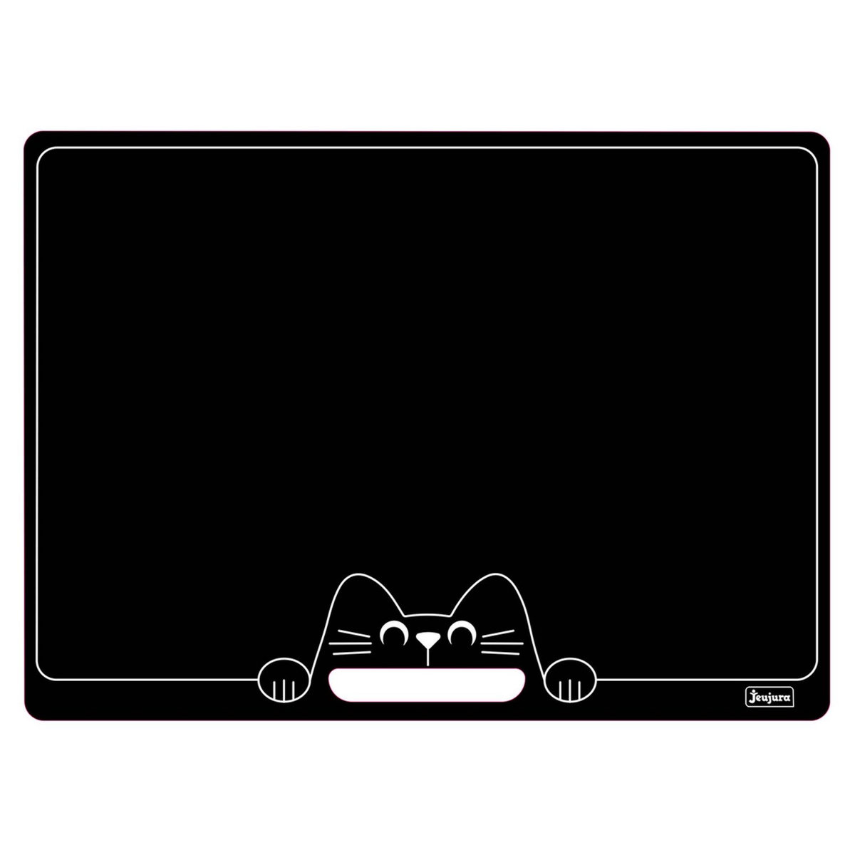 JEUJURA Loisirs Créatifs - Chat ardoise réversible 