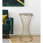 Voir la diapositive 5 : Paris Prix Table d'Appoint en Métal  Tower  80cm Or