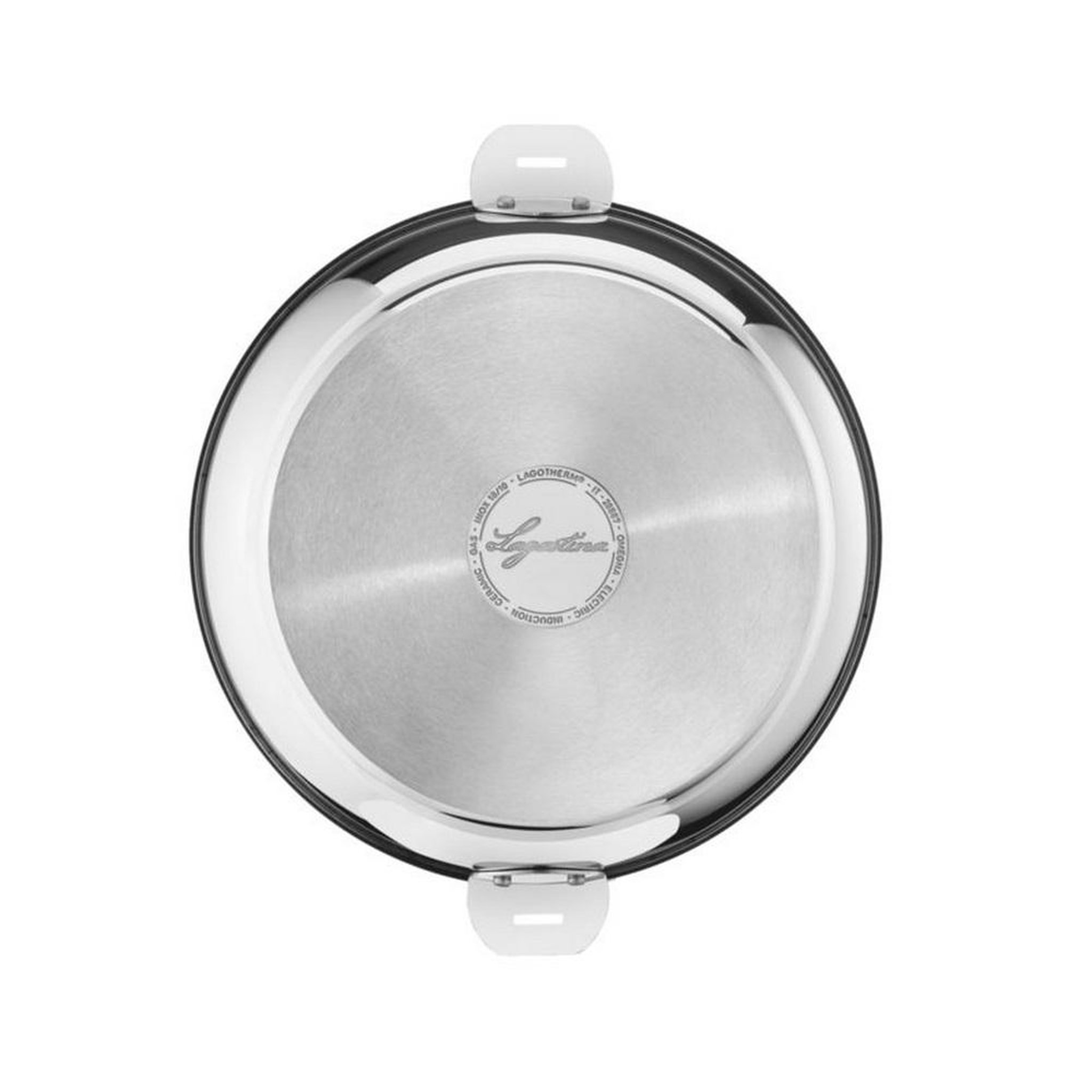 Voir la diapositive 3 : Lagostina Sauteuse avec couvercle 24cm inox - 12138031824