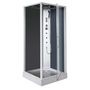 Voir la diapositive 1 : AQUA+ Cabine de douche hydromassante carré Niky 90 x 90 x 215 cm