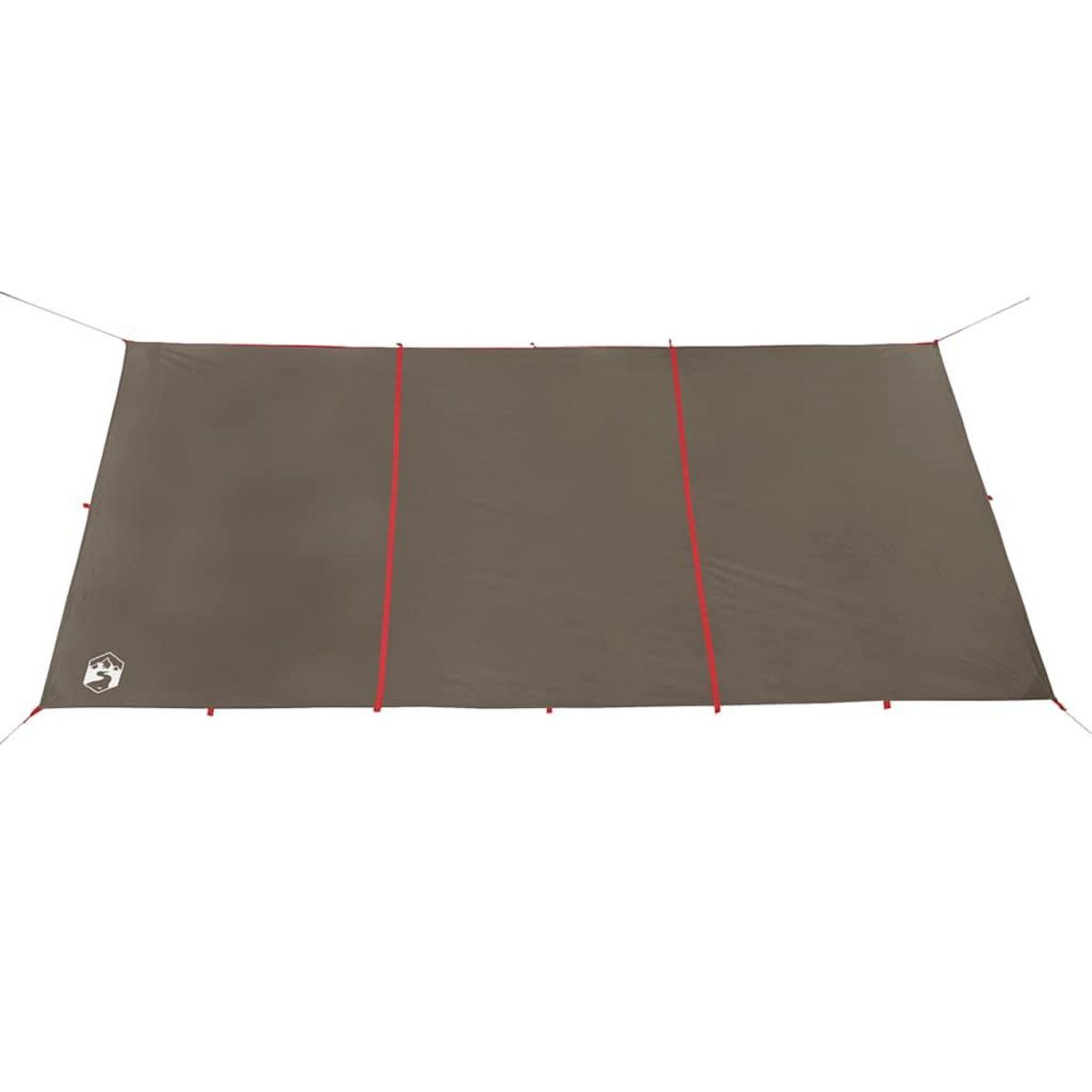 VIDAXL Bache de camping marron 451x420 cm impermeable