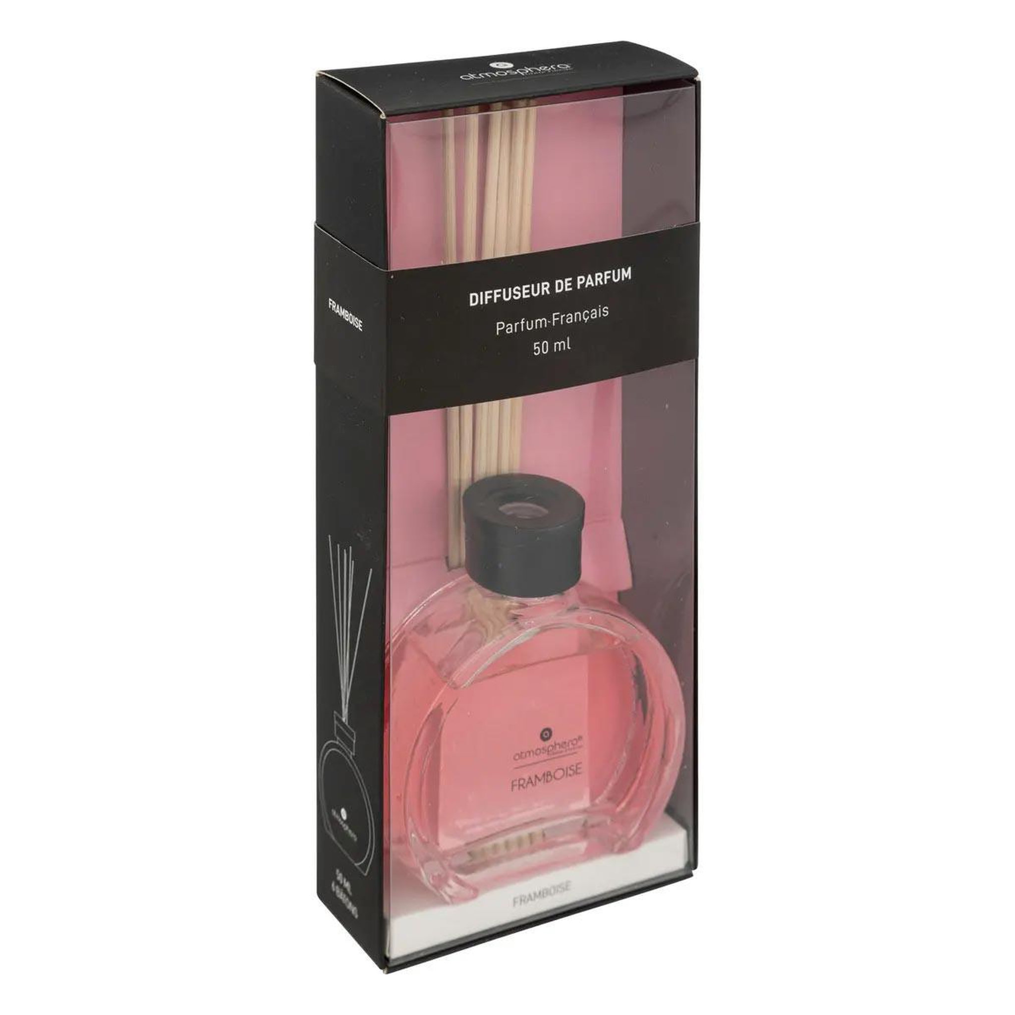 Voir la diapositive 2 : COMPTOIR DE LA BOUGIE Diffuseur de parfum & 6 bâtonnets  haly  50ml framboise