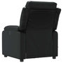 Voir la diapositive 5 : VIDAXL Fauteuil de massage inclinable Noir Similicuir