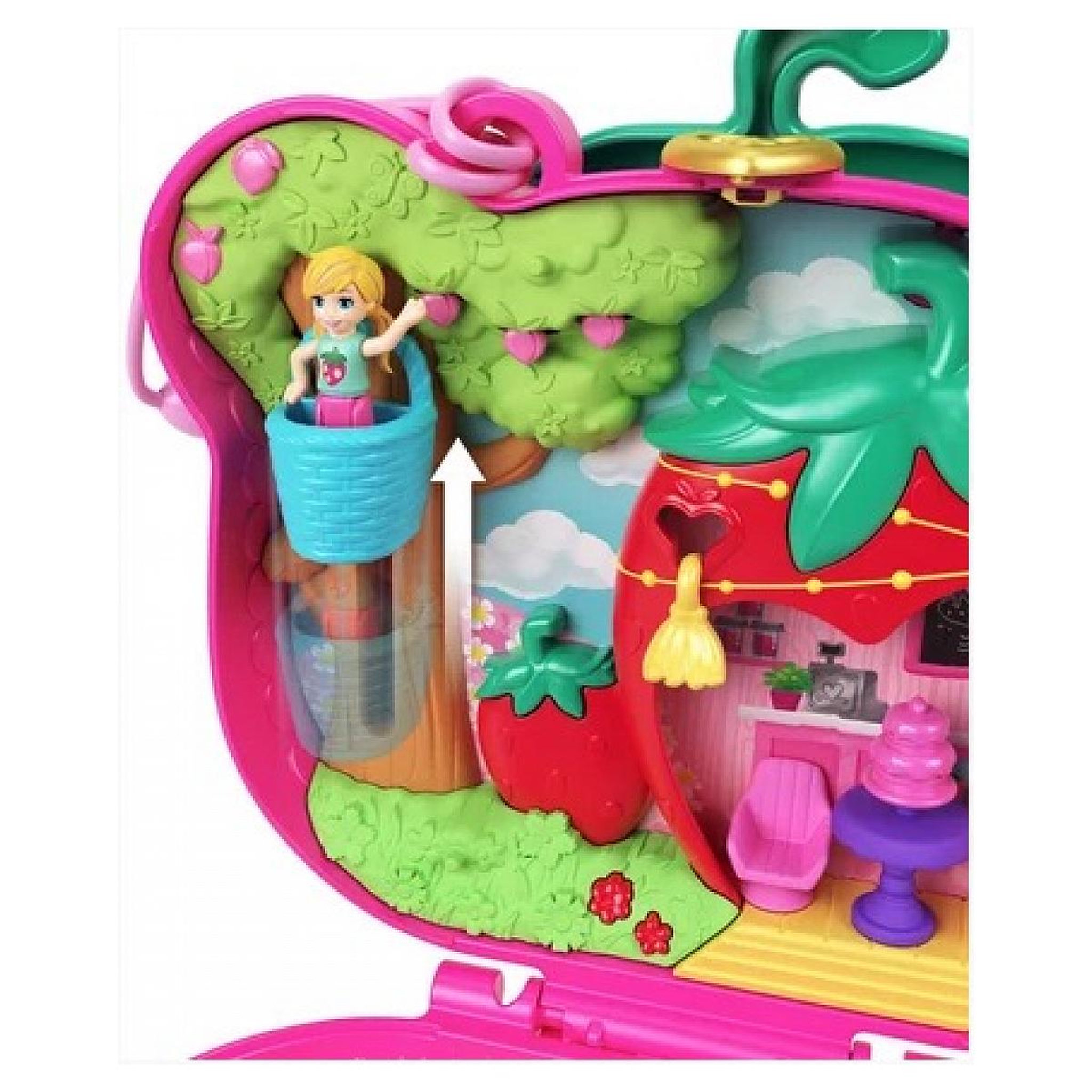 Voir la diapositive 3 : MATTEL Polly Pocket Coffret Ourson Fraise