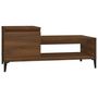 Voir la diapositive 2 : VIDAXL Table basse Chene marron 100x50x45 cm Bois d'ingenierie