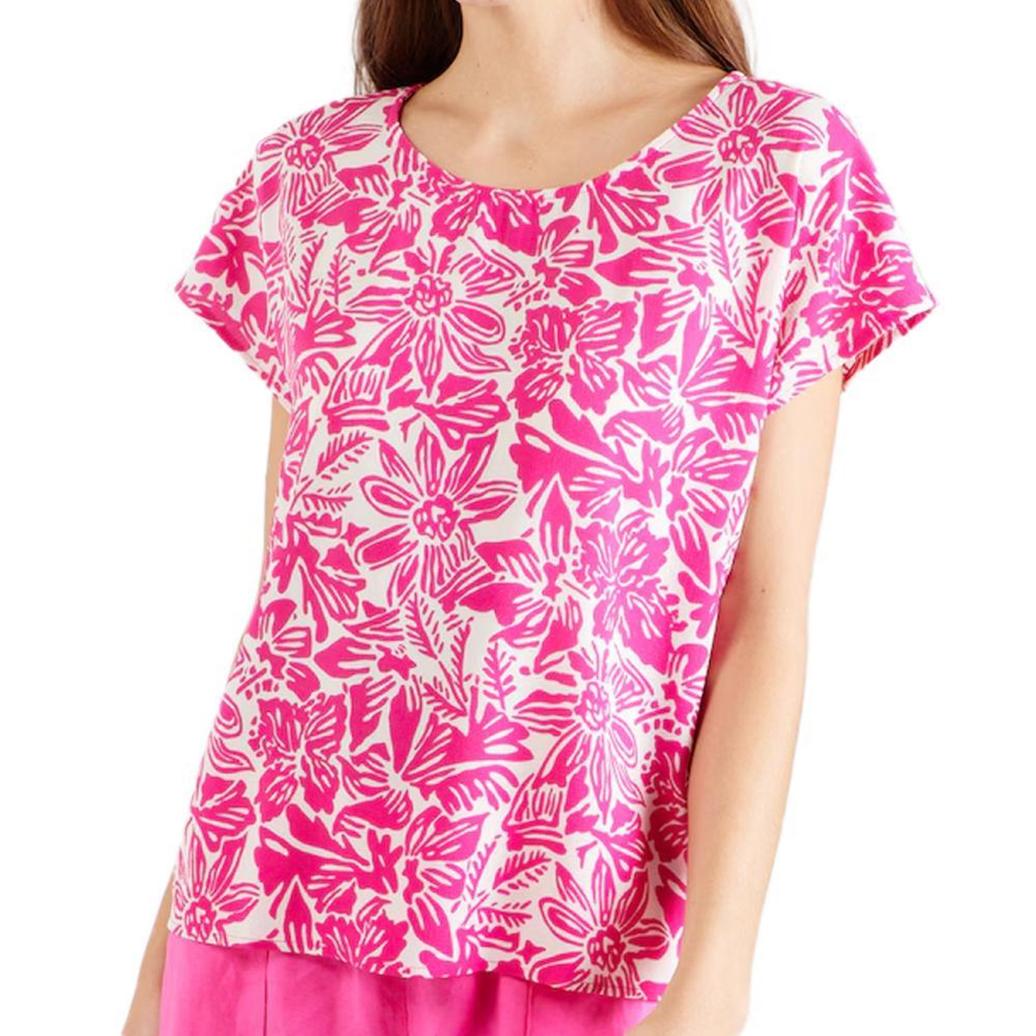 Voir la diapositive 1 : JACQUELINE DE YONG Blouse Rose/Blanc à Motifs Femme JDY Piper