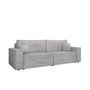 Voir la diapositive 2 : BEST MOBILIER Cezanne - canapé droit 3 places convertible avec coffre en velours côtelé