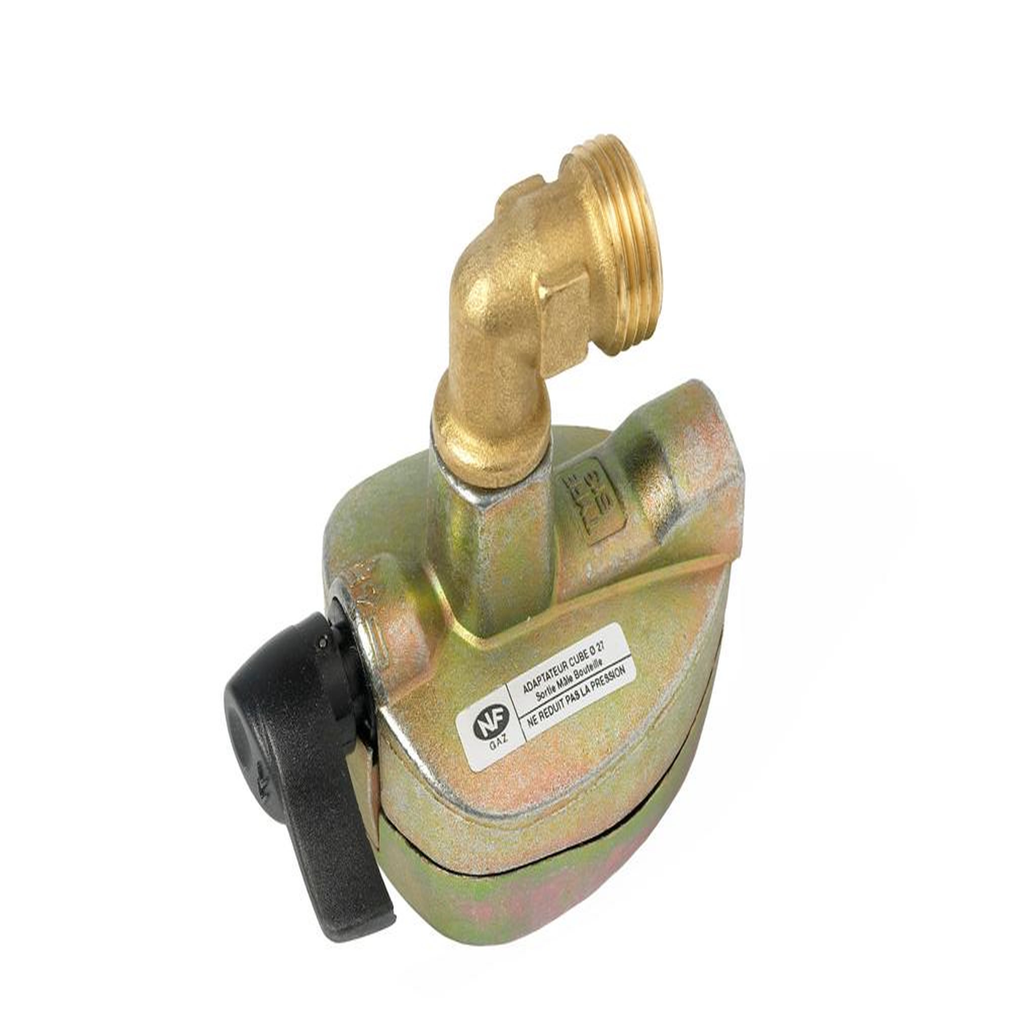 CENTRALE BRICO Robinet adaptateur gaz butane / propane pour cube et viseo x Diam.27mm, BUTAGAZ