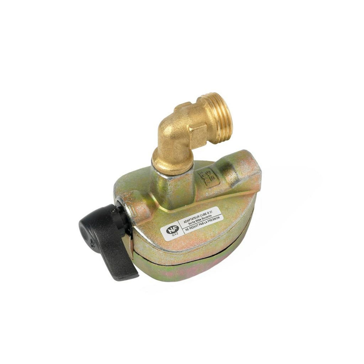 CENTRALE BRICO Robinet adaptateur gaz butane / propane pour cube et viseo x Diam.27mm, BUTAGAZ