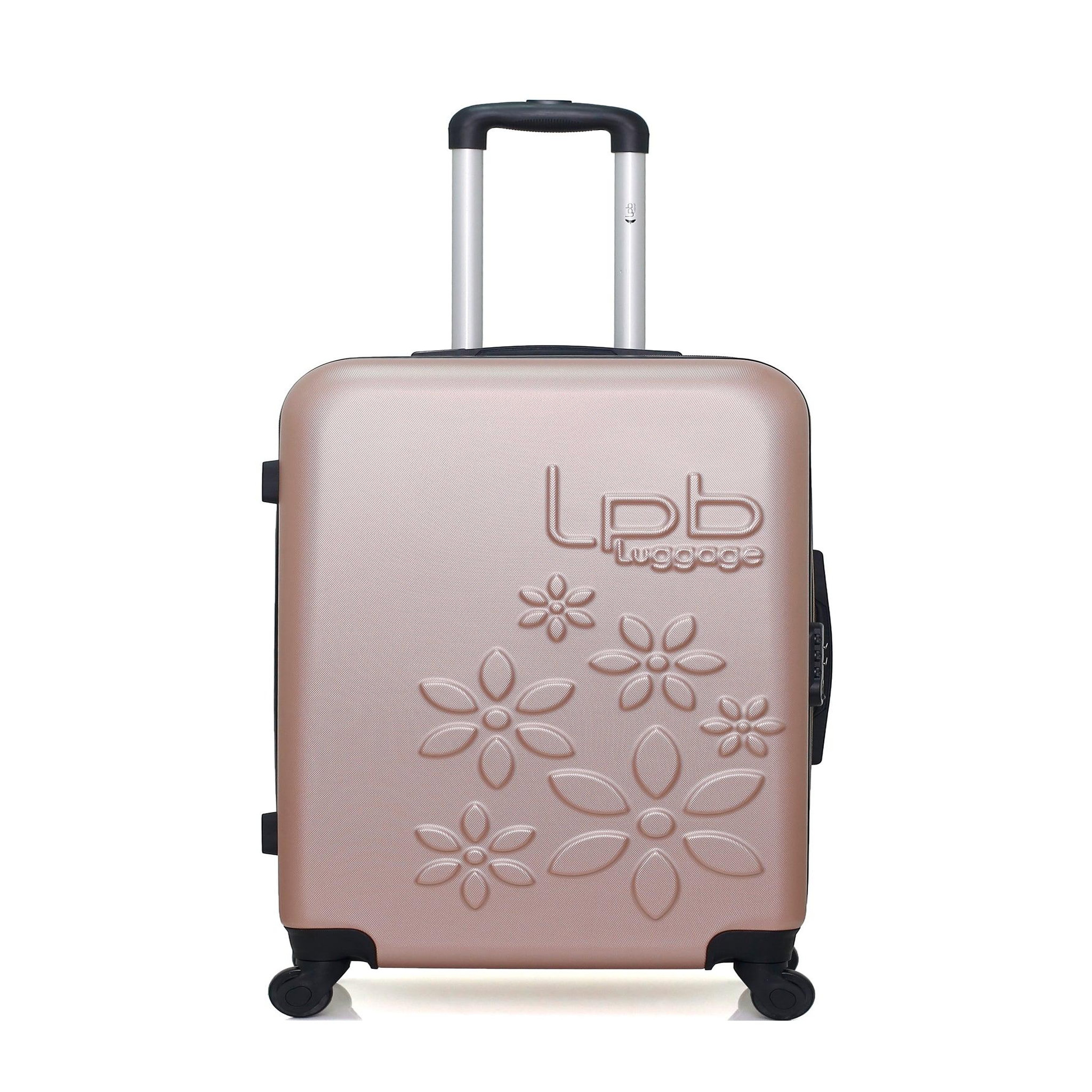 LES P'TITES BOMBES LPB Lpb - valise weekend abs eleonor 4 roues 65 cm. Coloris disponibles : Beige, Noir, Violet, Gris