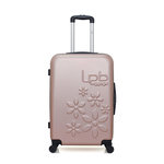 LES P'TITES BOMBES LPB LPB - Valise Weekend ABS ELEONOR 4 Roues 65 cm. Coloris disponibles : Gris, Beige, Rose, Bleu, Noir, Violet