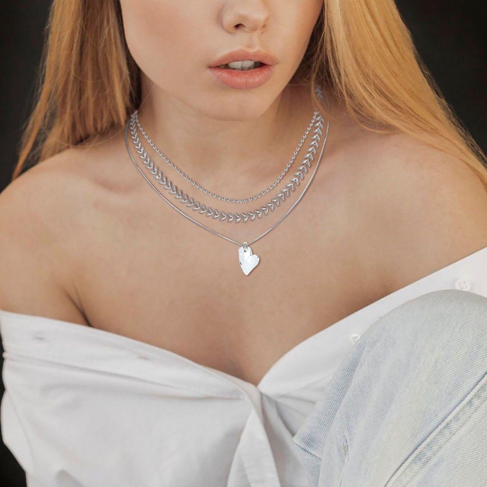 Voir la diapositive 2 : SC CRYSTAL Set de 3 colliers par SC Crystal®