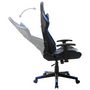 Voir la diapositive 3 : VIDAXL Chaise de jeu Noir et bleu Cuir artificiel