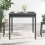 Voir la diapositive 3 : VIDAXL Table de jardin gris 82,5x82,5x76 cm bois massif de pin