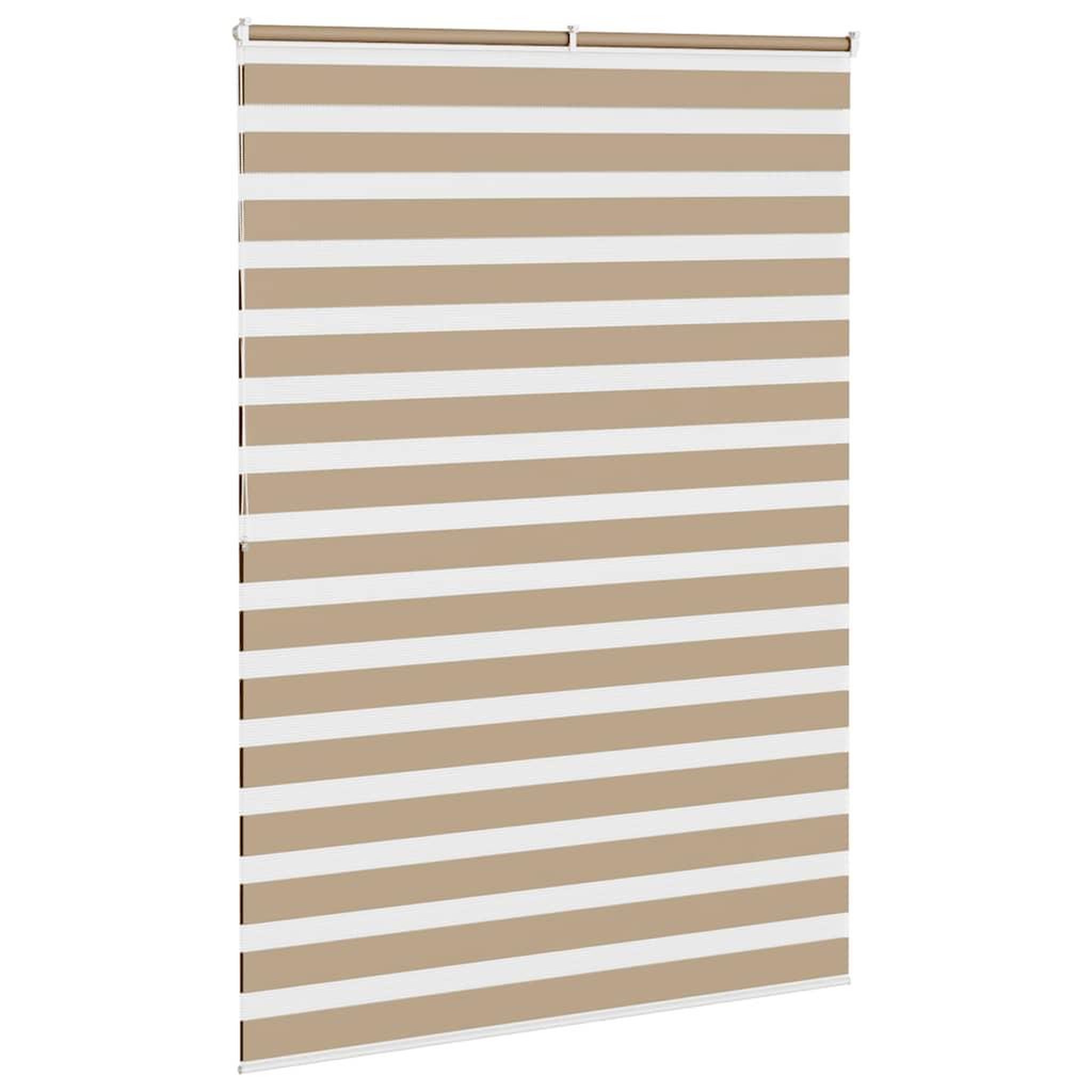 Voir la diapositive 4 : VIDAXL Store zebre marron sable largeur du tissu 160,9 cm polyester