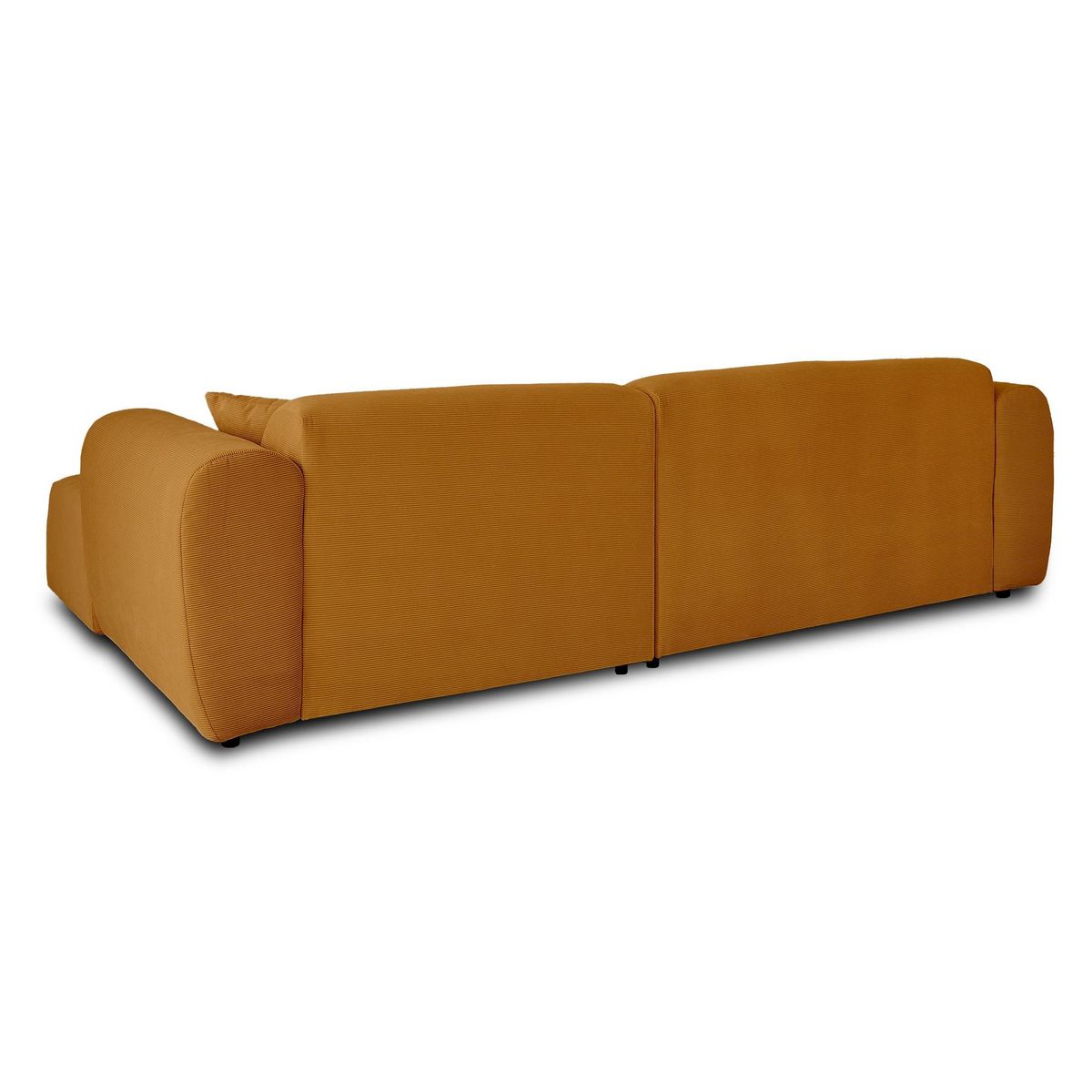 LISA DESIGN Aumance - canapé d'angle droit 4 places - en velours côtelé