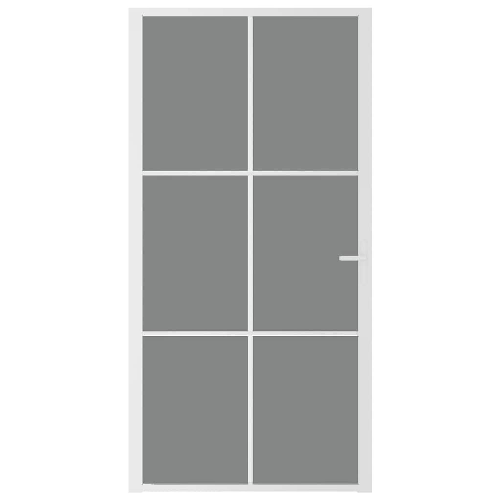 Voir la diapositive 3 : VIDAXL Porte en verre 102,5 x 201,5 cm aluminium