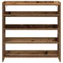 Voir la diapositive 4 : VIDAXL Étagère à chaussures chêne marron 80x25x81 cm bois ingénierie