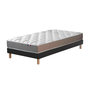 Voir la diapositive 4 : IDLITERIE Ensemble matelas mémoire de forme et mousse HR ZENITH avec sommier - confort français