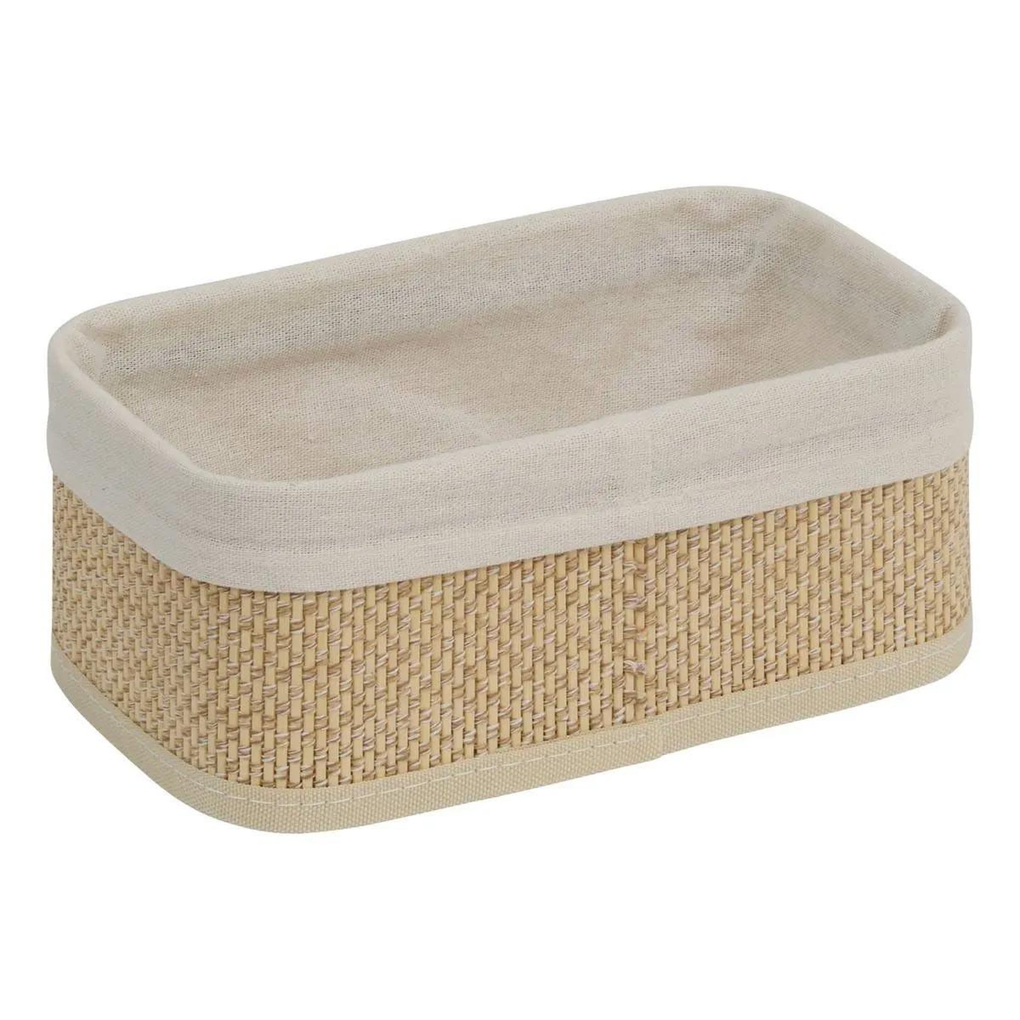 Voir la diapositive 4 : FIVE Lot de 3 paniers en bambou  stemy  31cm beige