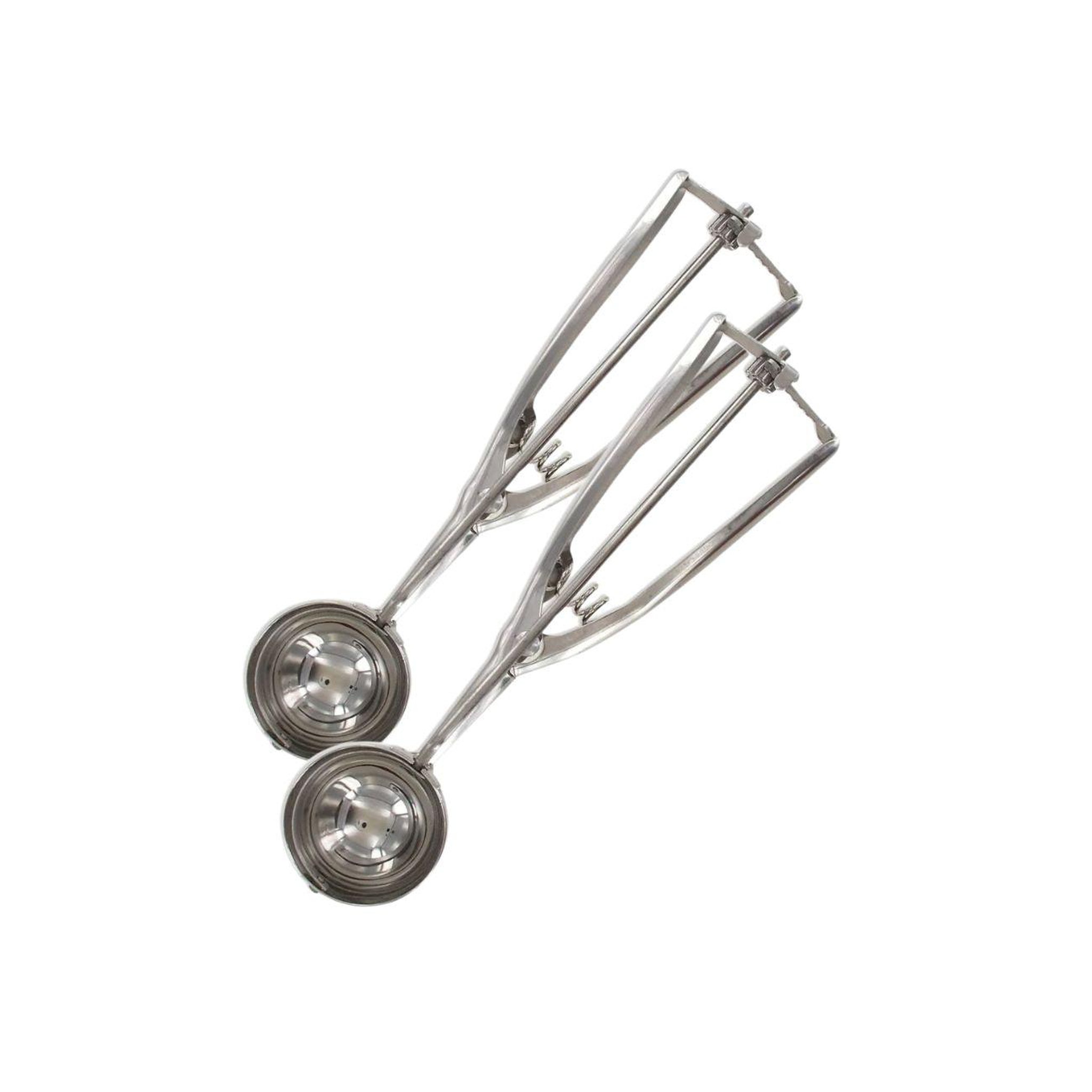 Fackelmann Set de 2 ustensiles de cuisine cuillère à glace inox fackelmann basic