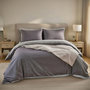 Voir la diapositive 1 : Home collection Housse de couette réversible en 100% percale de coton 70 fils