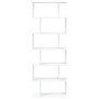 Voir la diapositive 5 : VIDAXL Etagere separatrice de piece a 6 niveaux blanc 70x24x193 cm