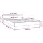 Voir la diapositive 6 : VIDAXL Cadre de lit sans matelas gris fonce 140x190 cm velours