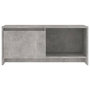 Voir la diapositive 5 : VIDAXL Meuble TV gris beton 90x35x40 cm bois d'ingenierie