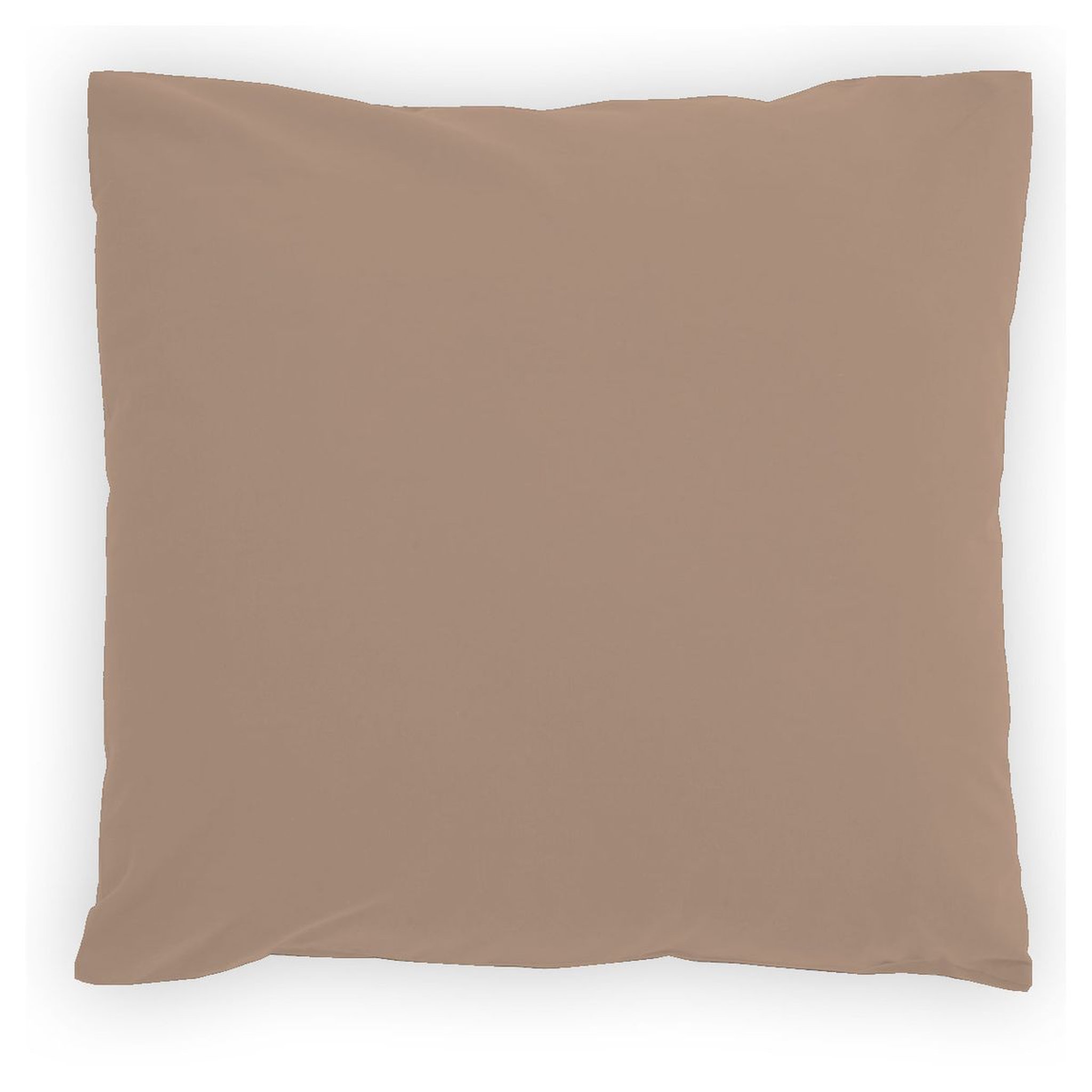 Voir la diapositive 1 : Taie d'oreiller unie en polycoton 51 fils 