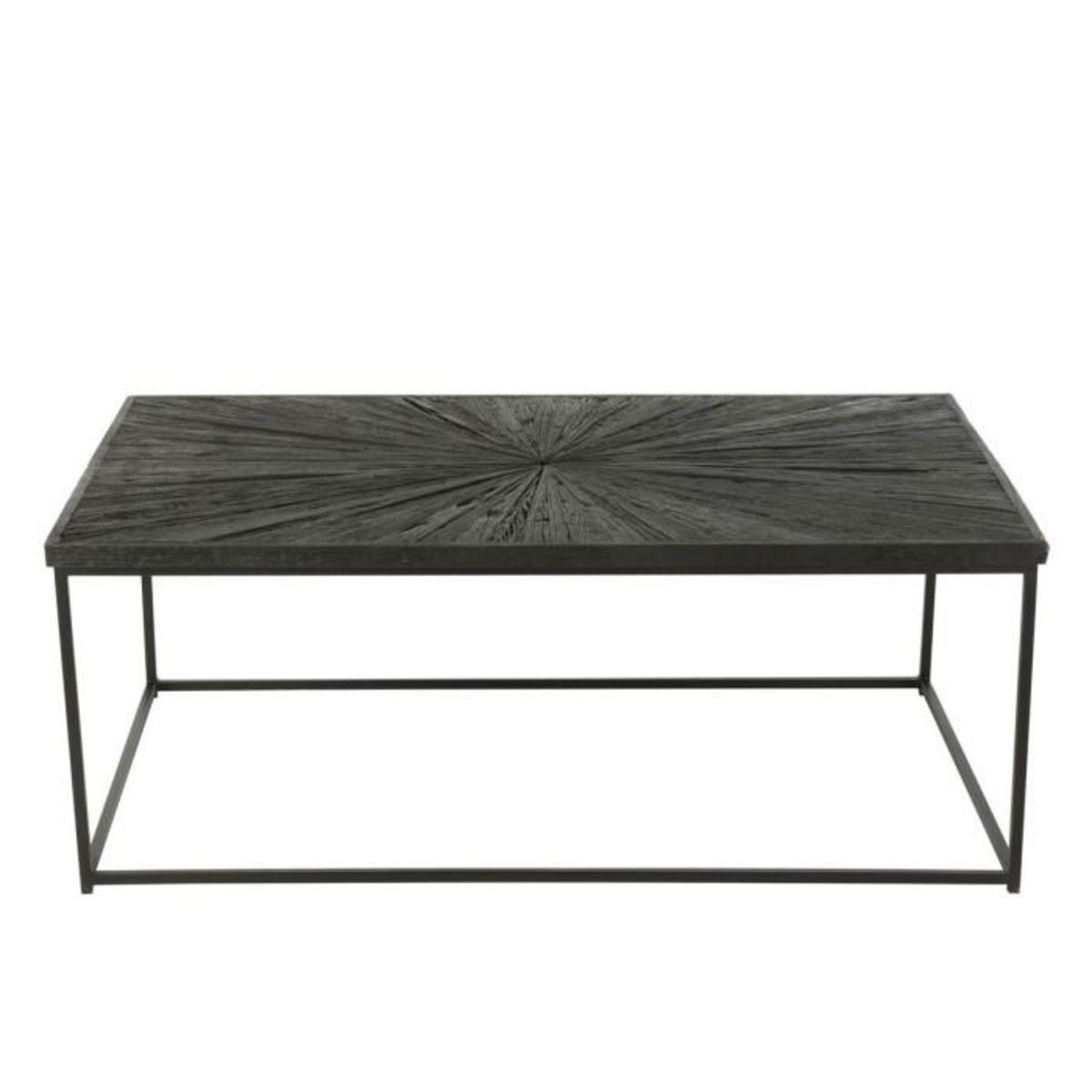 Paris Prix Table Basse en Bois  Shanil  120cm Noir