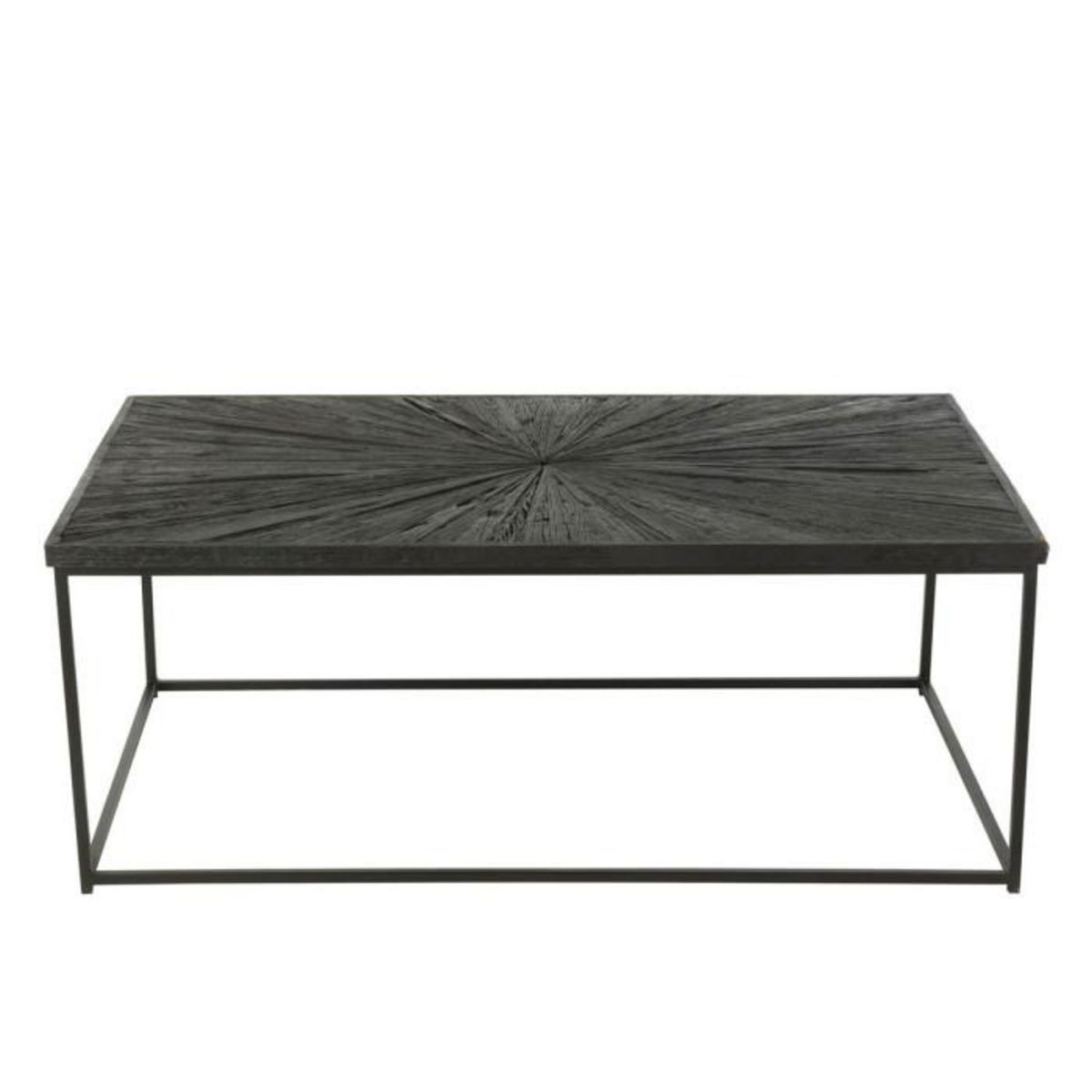 Paris Prix Table Basse en Bois  Shanil  120cm Noir