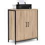 Voir la diapositive 1 : ID MARKET Armoire basse DETROIT 2 portes design industriel