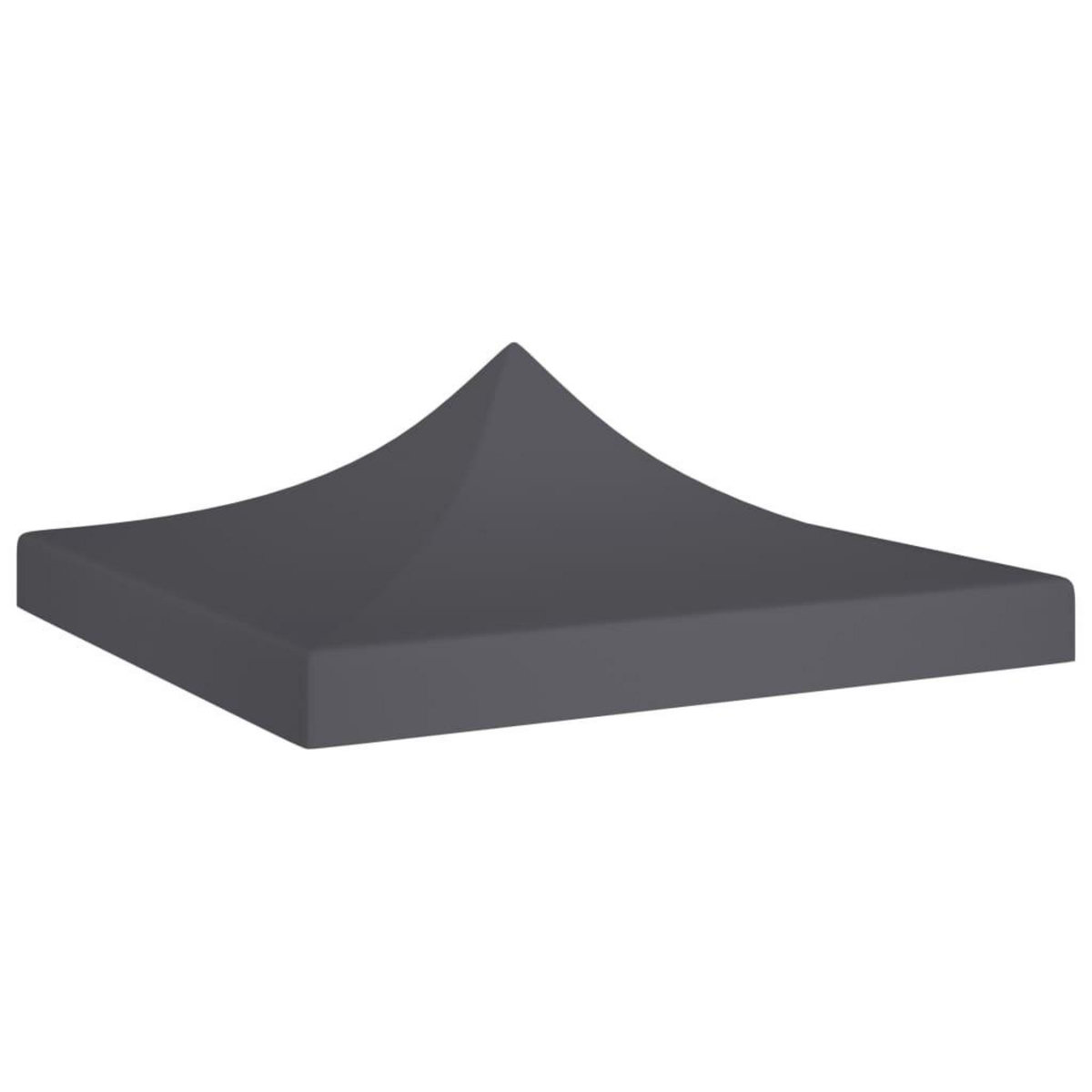 VIDAXL Toit de tente de reception 2x2 m Anthracite 270 g/m^2