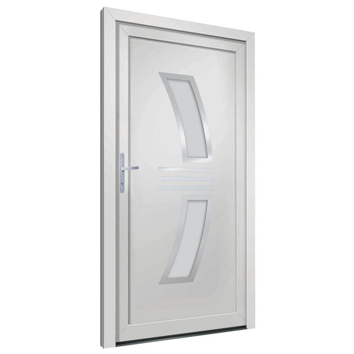 VIDAXL Porte d'entree Blanc 88x200 cm PVC