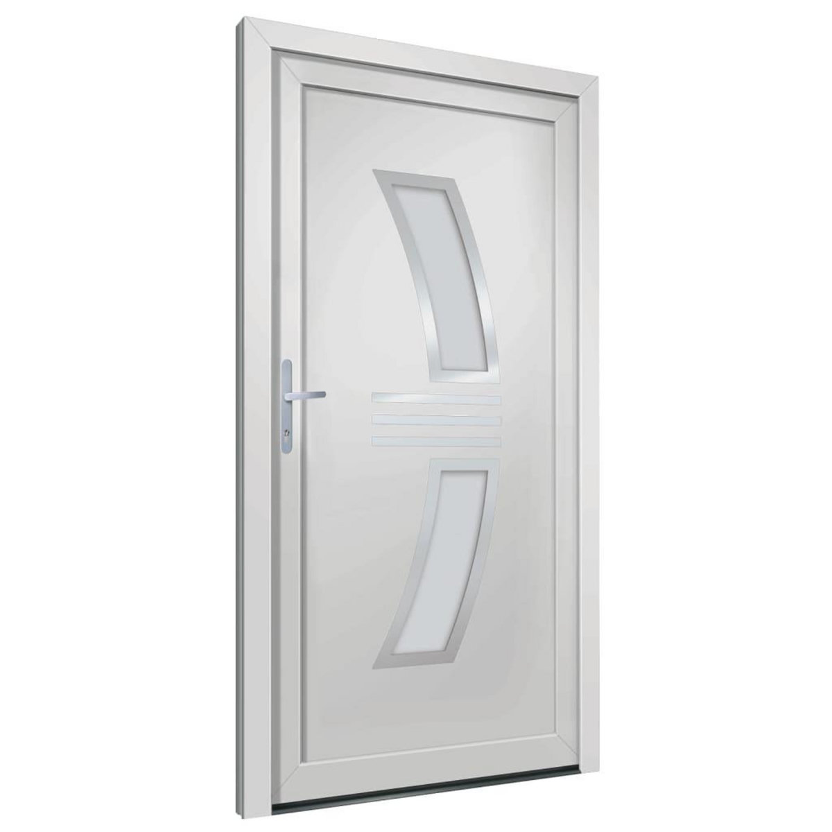 VIDAXL Porte d'entree Blanc 88x200 cm PVC
